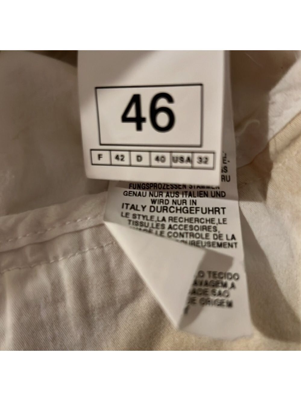 Capponi Perani Cappopera Jeans Jacket EU 46 Made in Italy - Picture 16 of 16